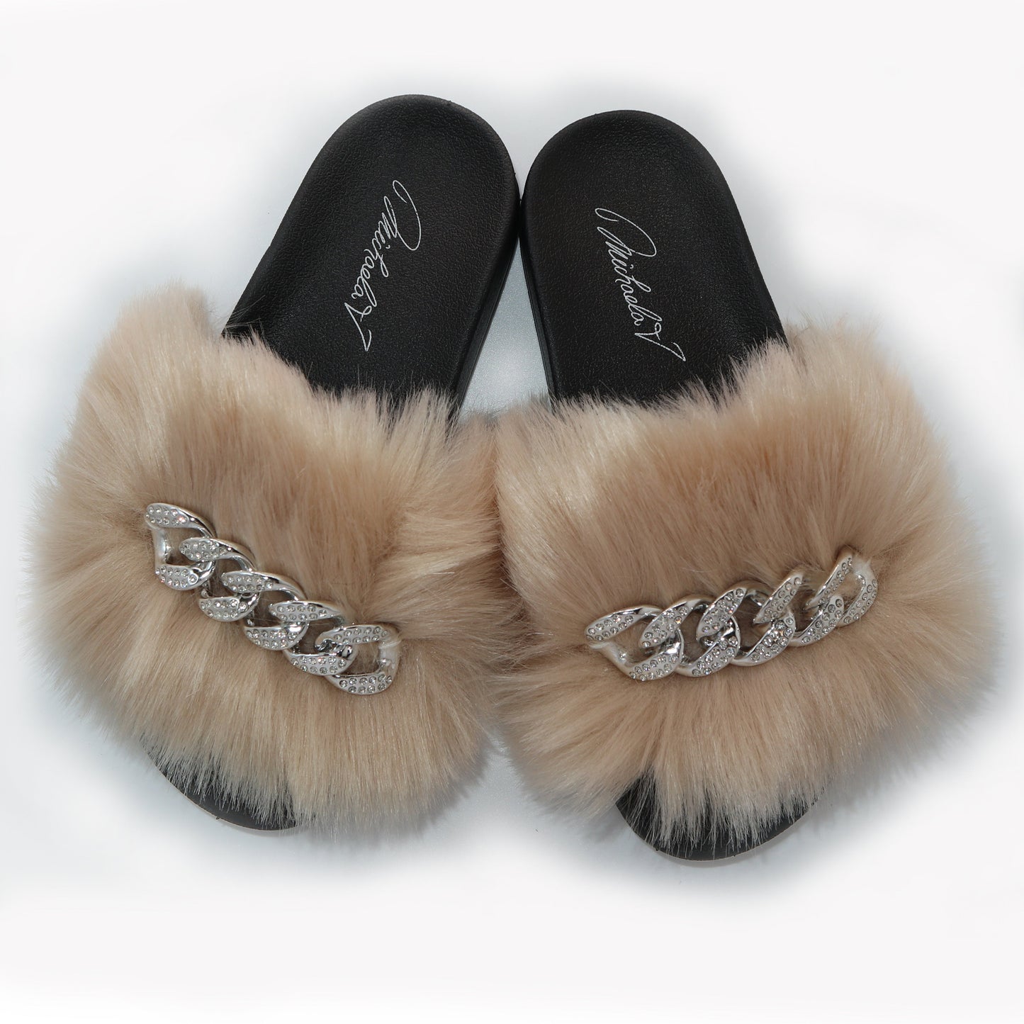 🎀Michaela V Pupa Slippers — Tan✨