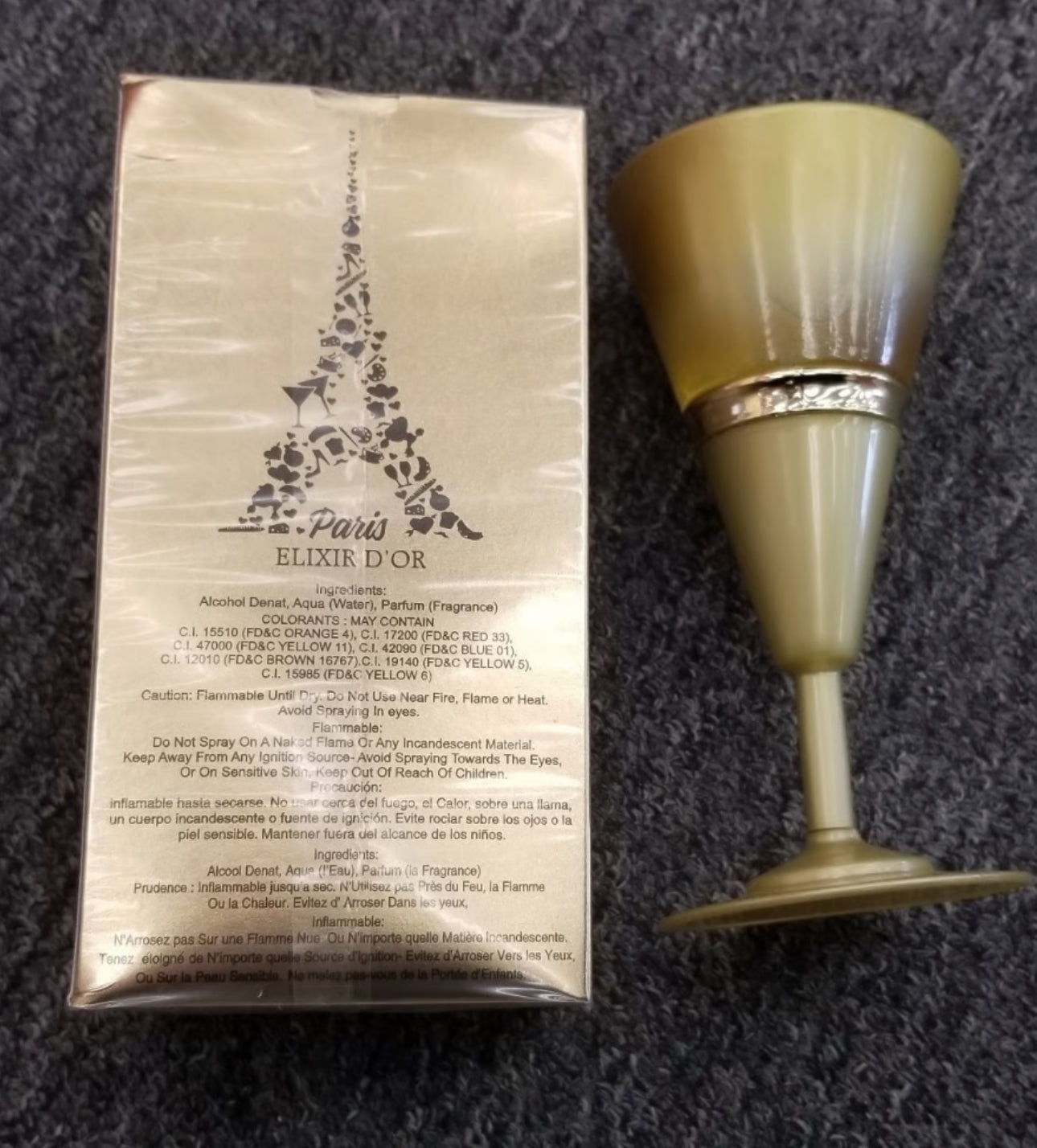 ✨Paris Elixir D'Or for Women Eau de Parfum — Item #0146🍸