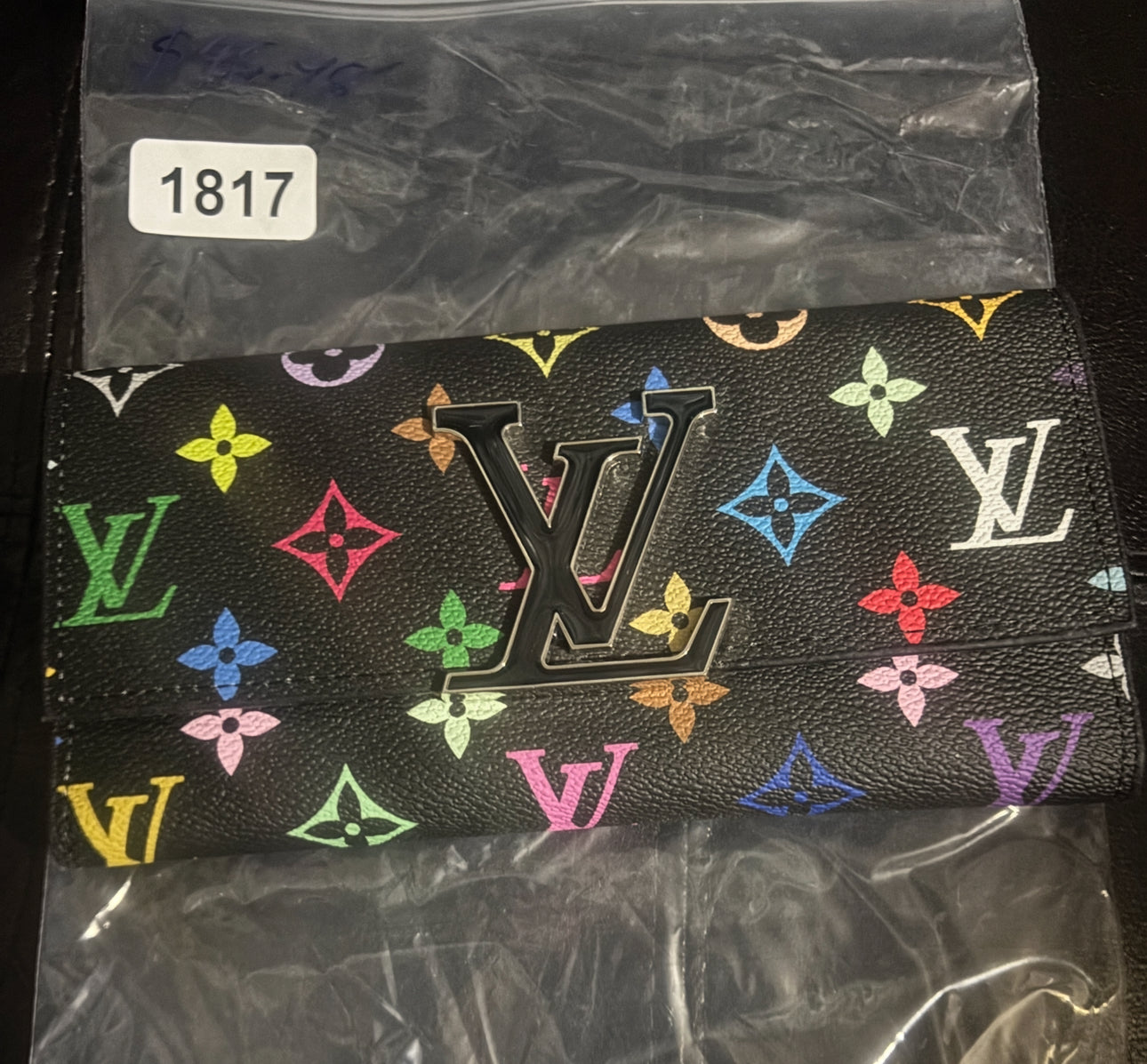 ✨ Multicolor Monogram Long Wallet in Black — Items #1817 & #1825