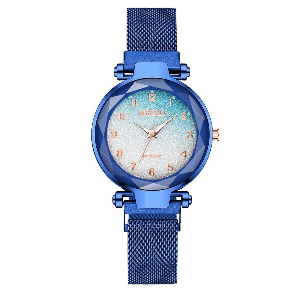 Women's Gradient Color Magnet Buckle Watch ⌚✨ Luxury Quartz | 6 Colors 💜❤️💙
