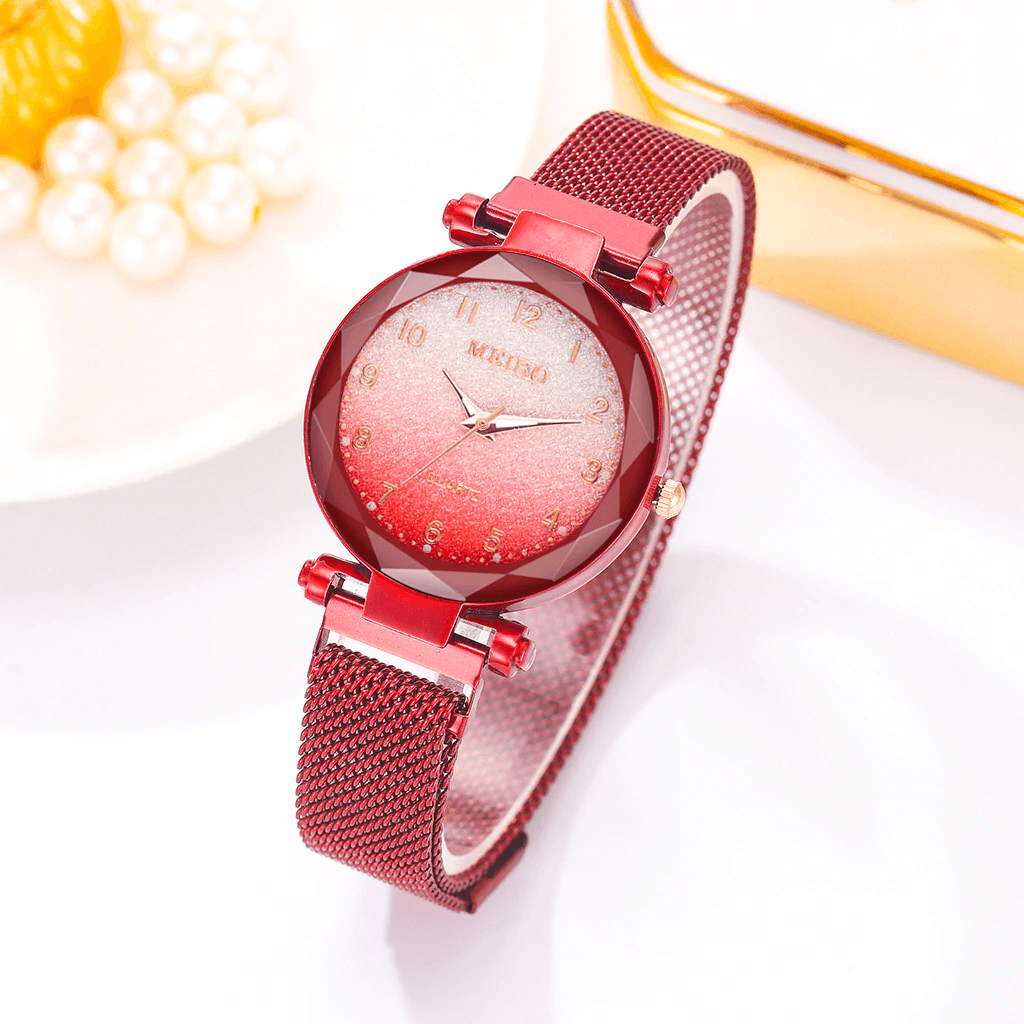 Women's Gradient Color Magnet Buckle Watch ⌚✨ Luxury Quartz | 6 Colors 💜❤️💙