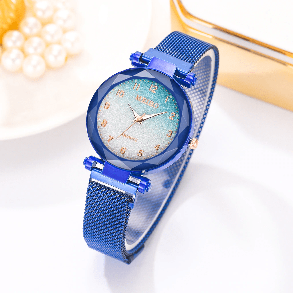 Women's Gradient Color Magnet Buckle Watch ⌚✨ Luxury Quartz | 6 Colors 💜❤️💙