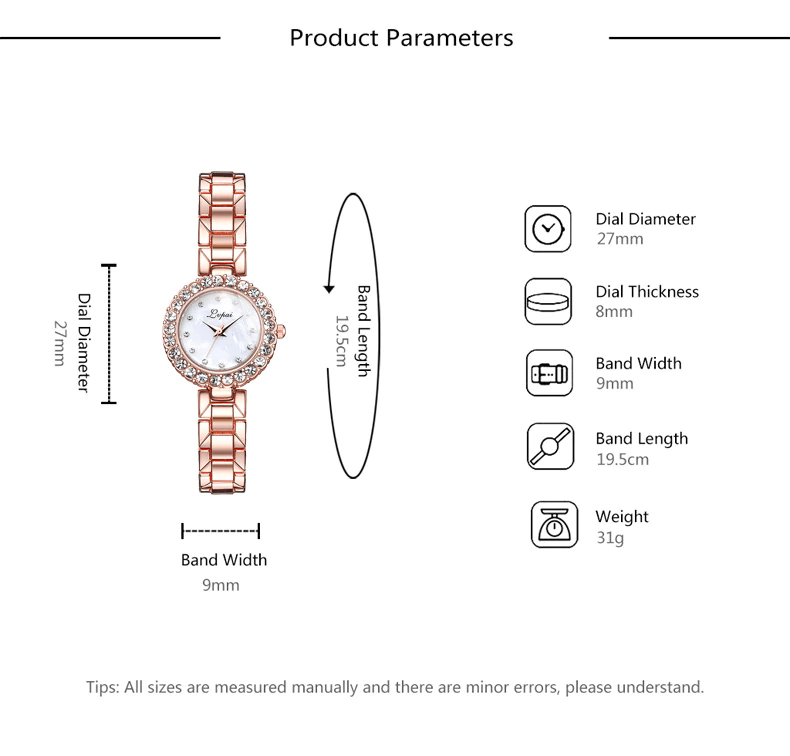 Women's Geometric Bangle & Watch Set ⌚✨ Fashion Quartz Bracelet Set | Rose & Silver 🌹🤍🖤