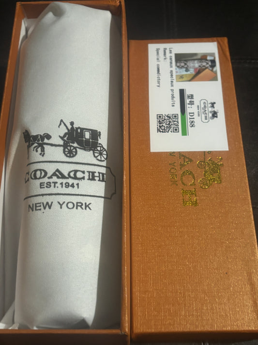 🤎Coach New York Signature Thermos Tumbler ✨🤎💎 Tan Brown CC Monogram Horse & Carriage Insulated Bottle | Limited Edition 👑