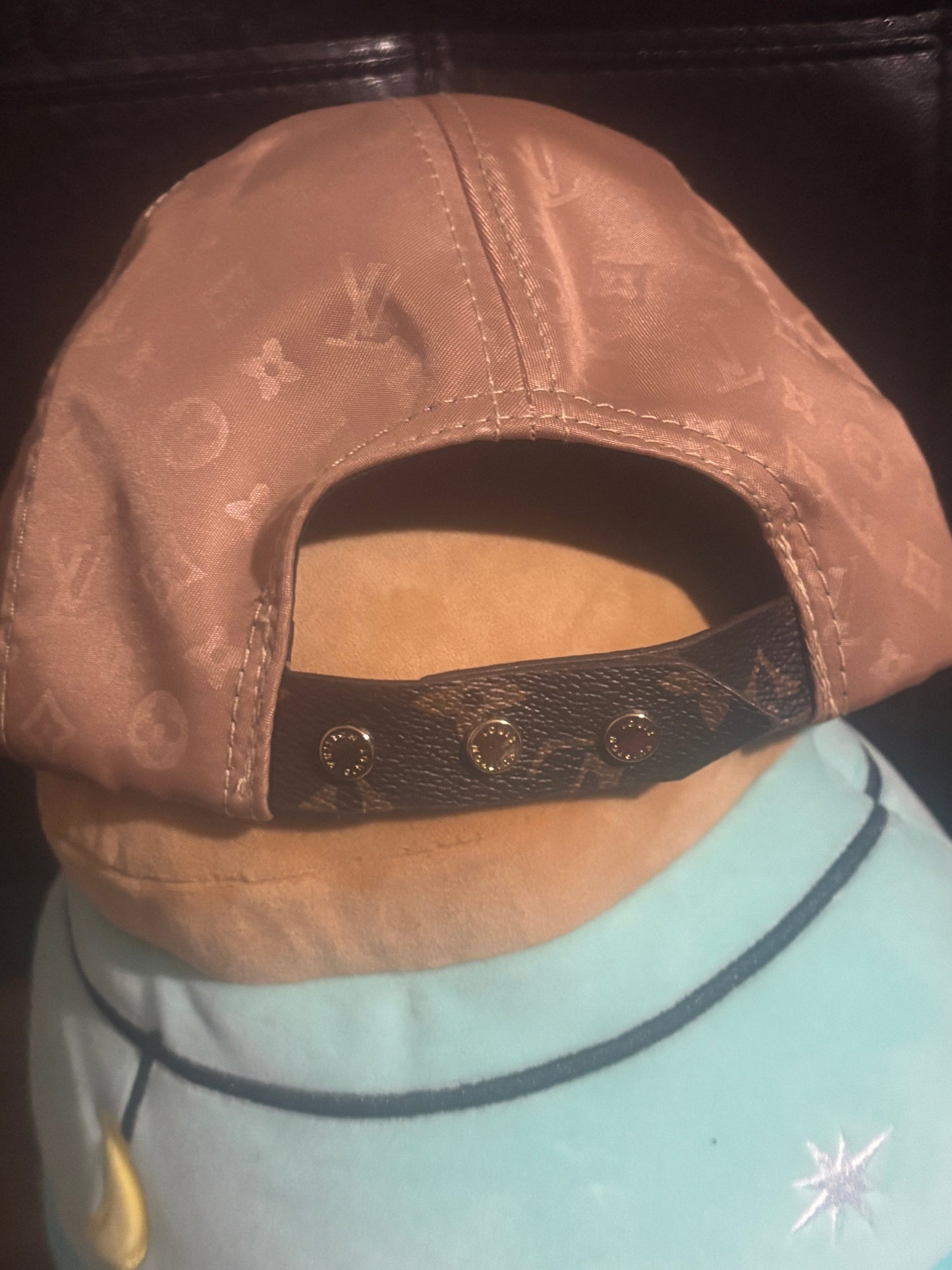 👑 Luxury Inspired LV Two-Tone Monogram Baseball Cap 🧢