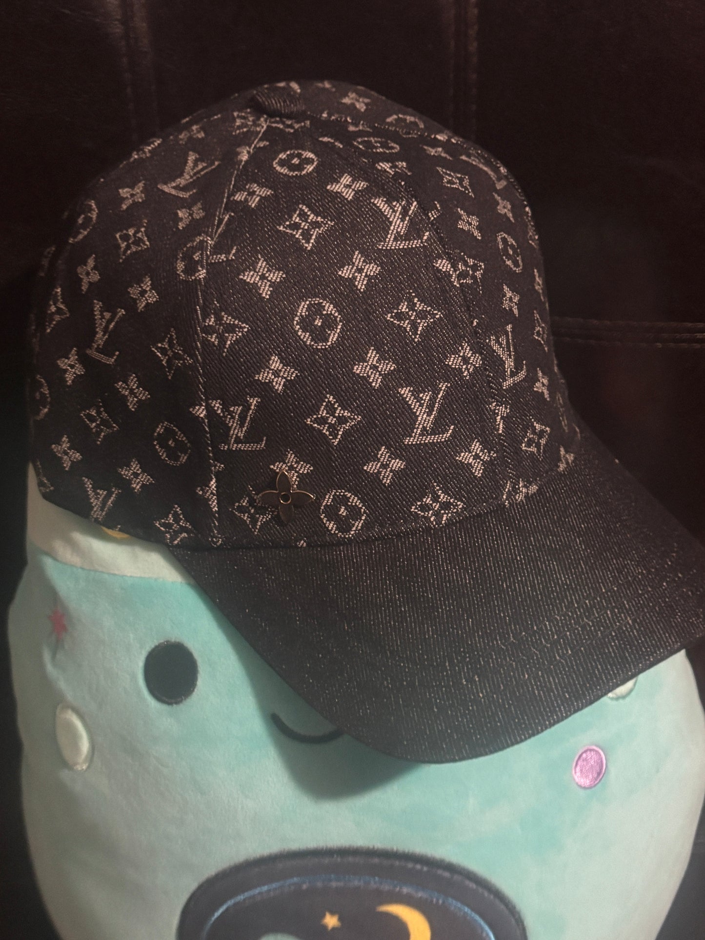 👑 Luxury Inspired LV Monogram Baseball Cap 🧢