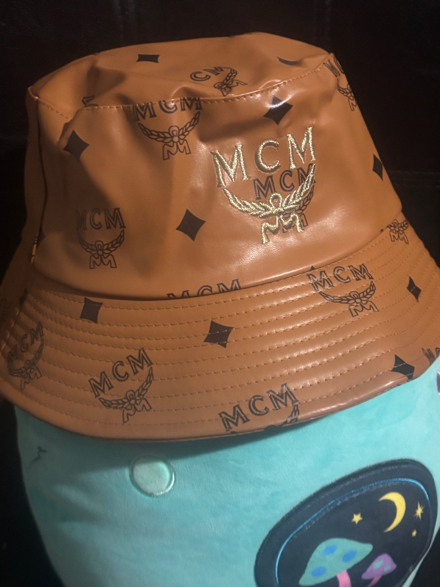 Luxury Inspired Jumbo Pattern Bucket Hat 👒🤎✨