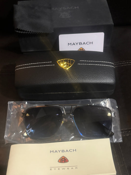Luxury Inspired Maybach Eyewear Double-Bridge Aviator Sunglasses 🖤👑✨ #0318