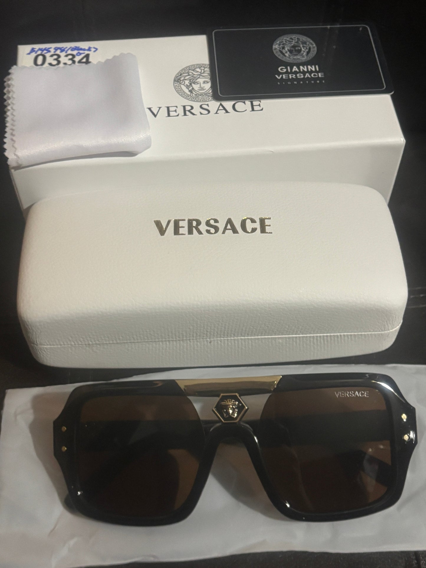 Luxury Inspired Gianni Versace Signature Square Sunglasses 🖤✨👑 #0334