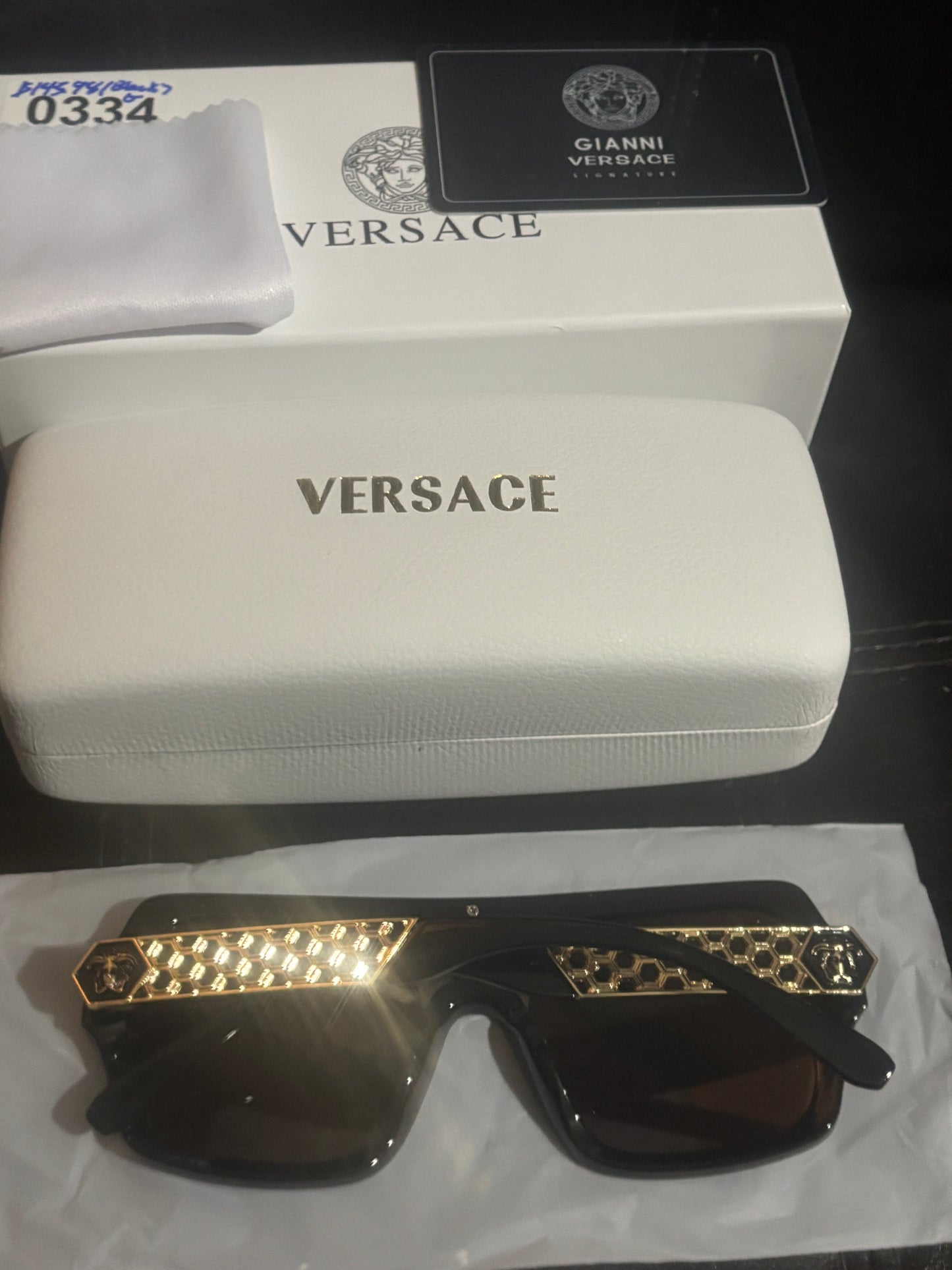 Luxury Inspired Gianni Versace Signature Square Sunglasses 🖤✨👑 #0334