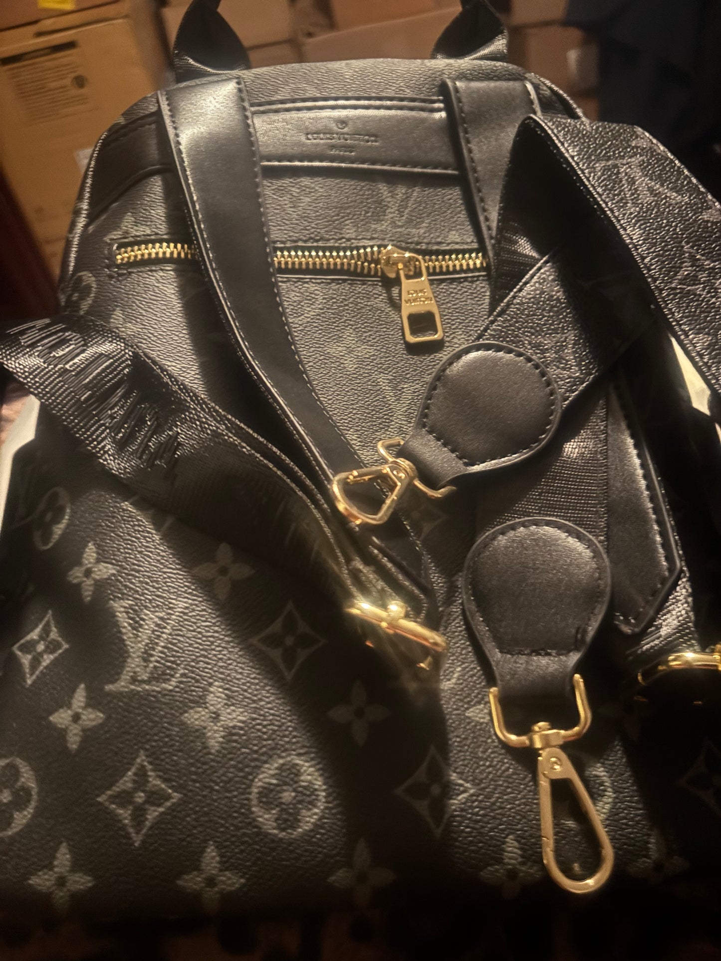 ✨The Luxe 🖤 Black Backpack