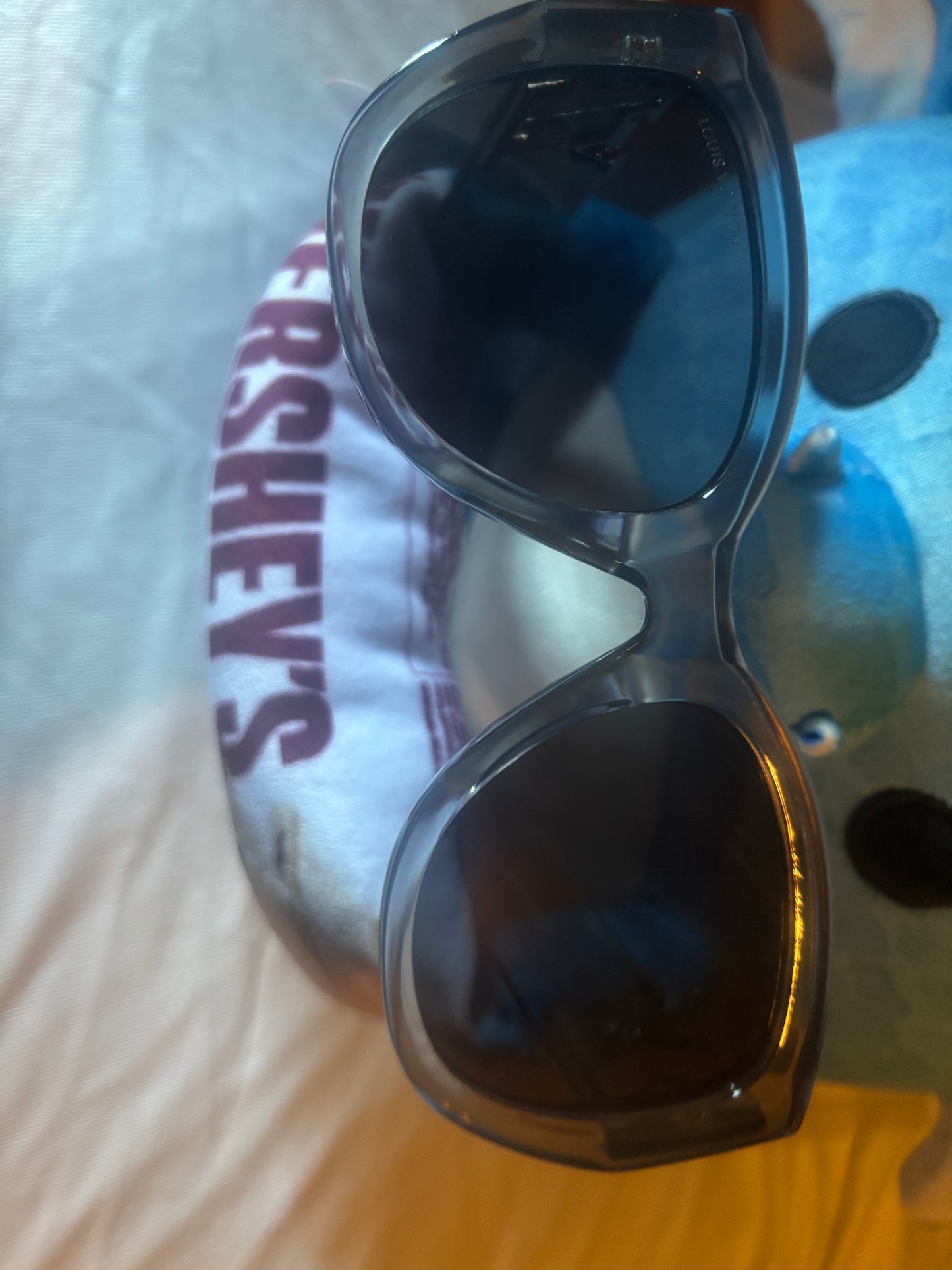 🦦🕶️ Luxury Inspired Transparent Grey Butterfly Sunglasses ✨
