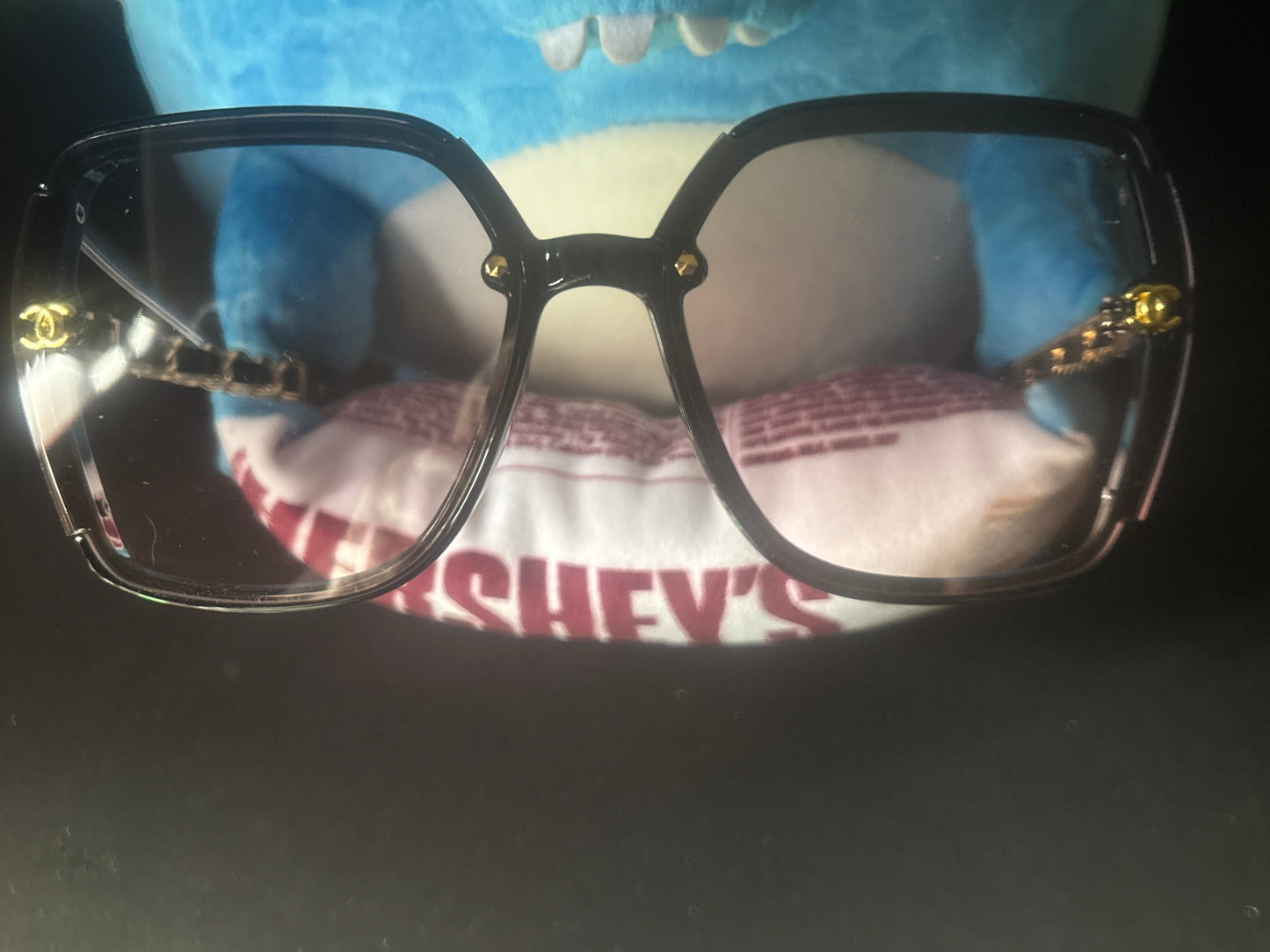 🕶️✨ Luxury Inspired Chain-Link Grey/Black 🖤💎🩶Fashion Sunglasses ✨
