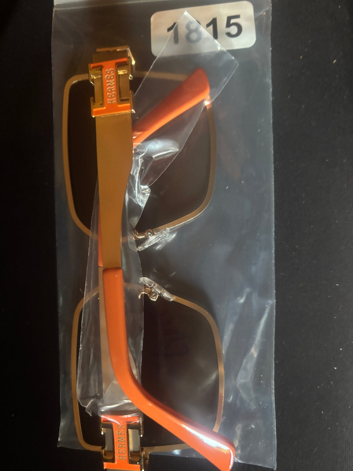 ✨Luxury🧡 Orange & 🖤Black/Gold Sunglasses