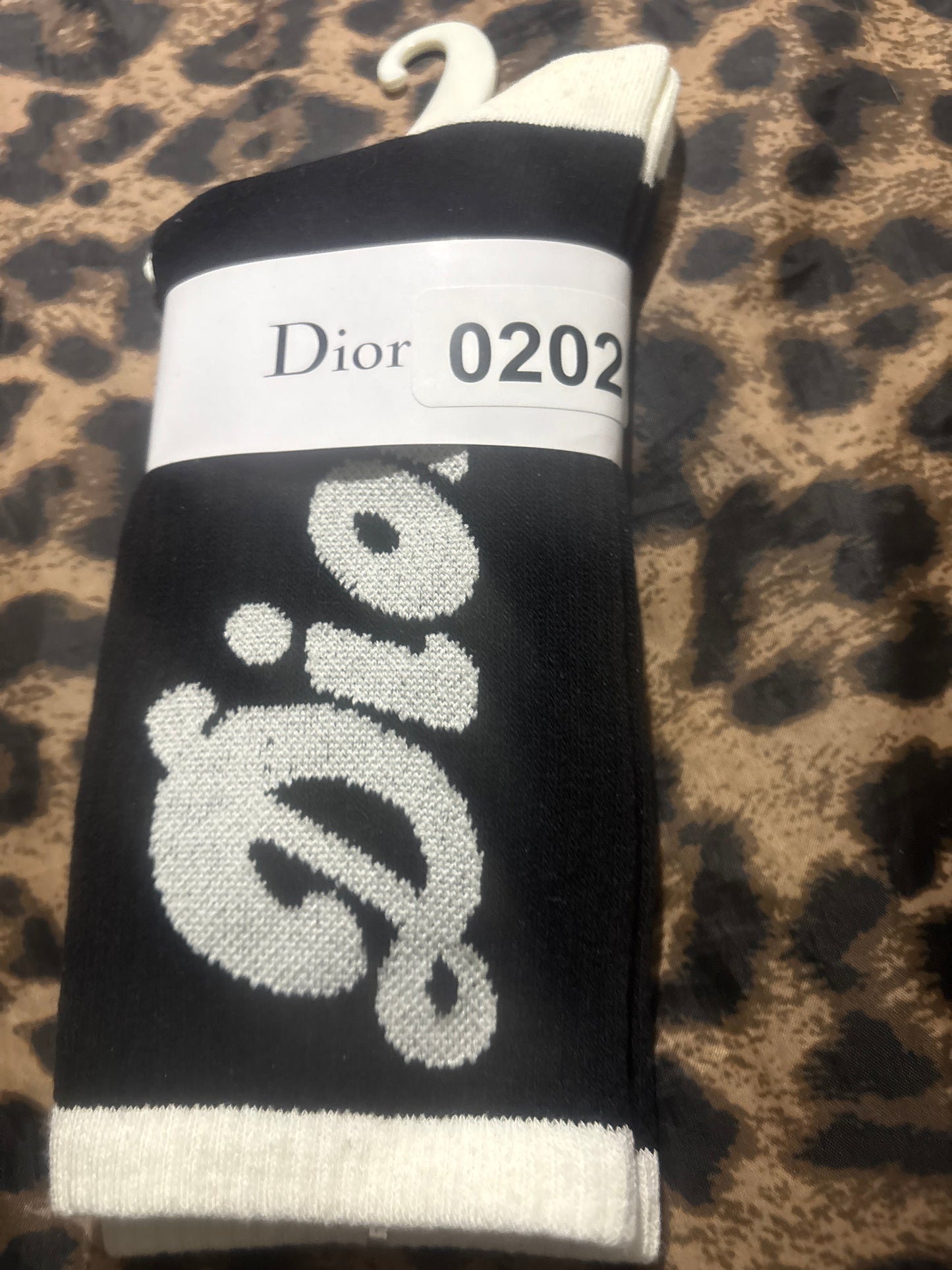 ✨Luxury Oblique Monogram Crew Socks — Items #0192 #0202 #0191 #0190 #0203🖤