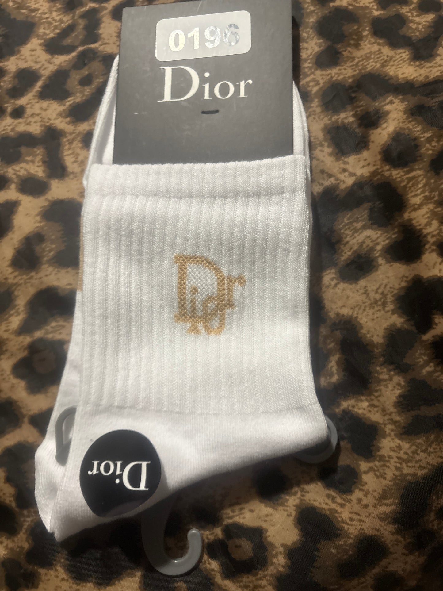 Luxury Signature Knit Stripe Crew Socks — Items #0195 #0193 #0196 #0204 #0194