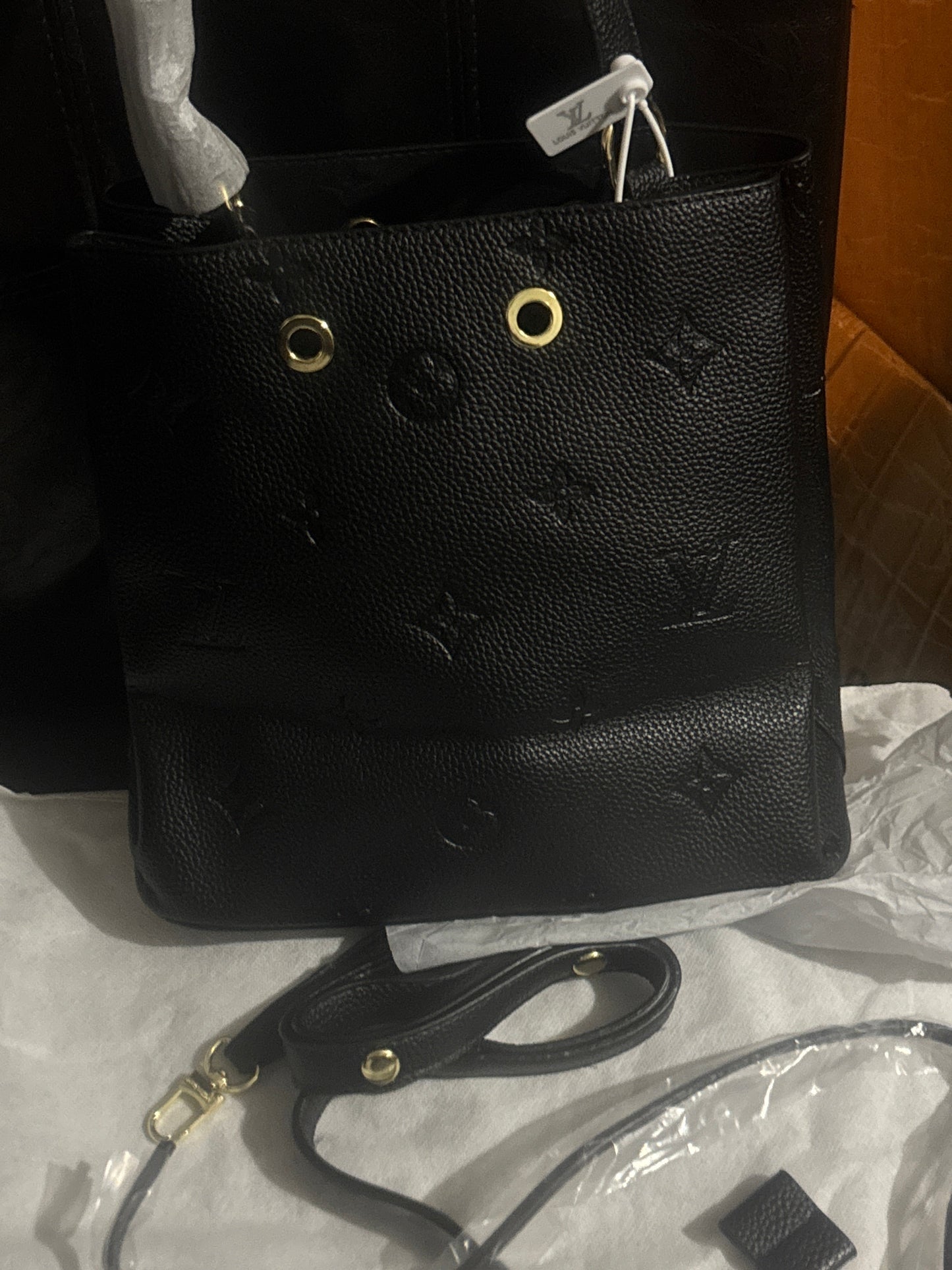 ✨ Monogram Empreinte Leather Bucket Bag in Black — Item #1823