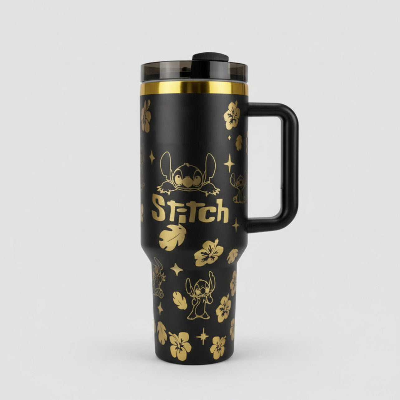 ✨40oz Stainless Steel Tumbler with Handle - Insulated Travel Cup