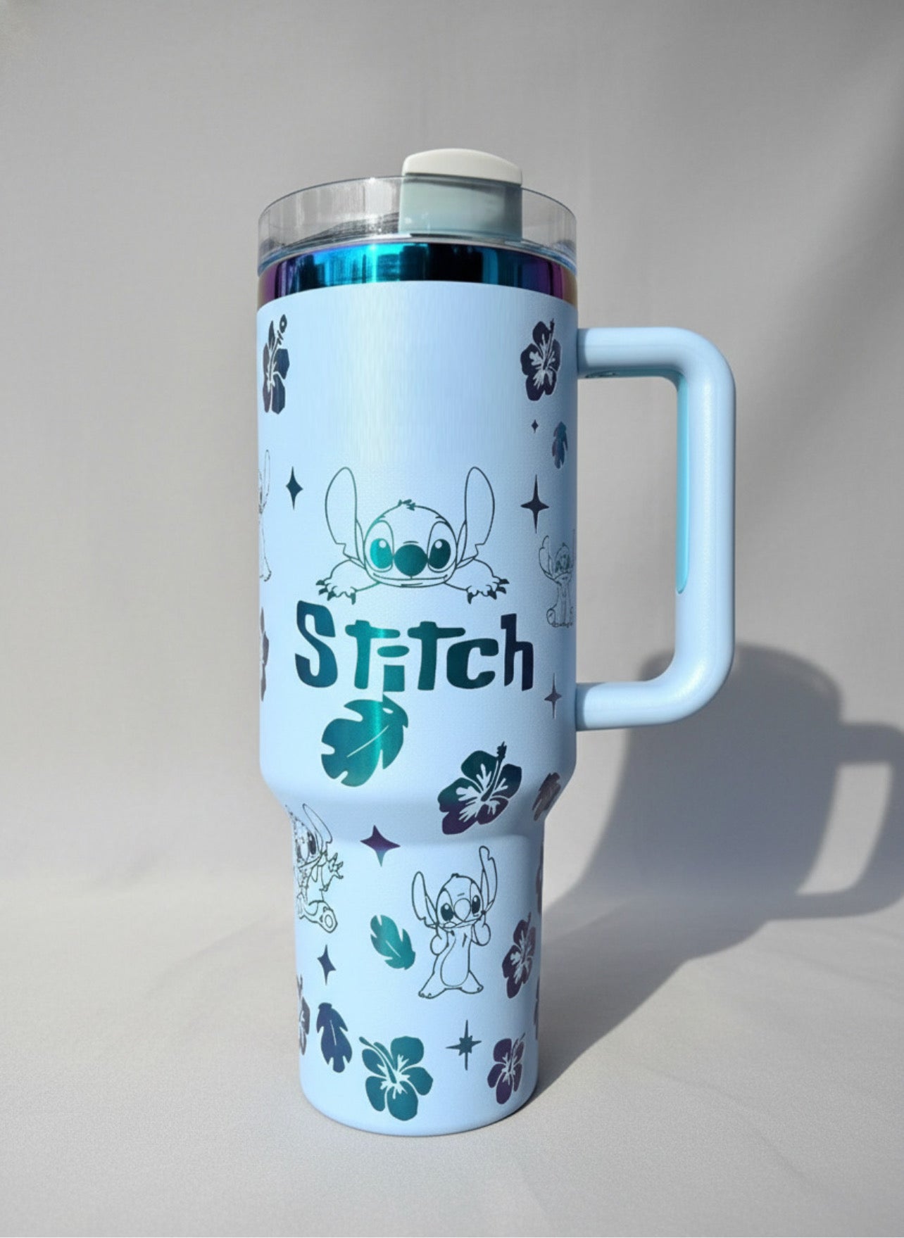 ✨40oz Stainless Steel Tumbler with Handle - Insulated Travel Cup