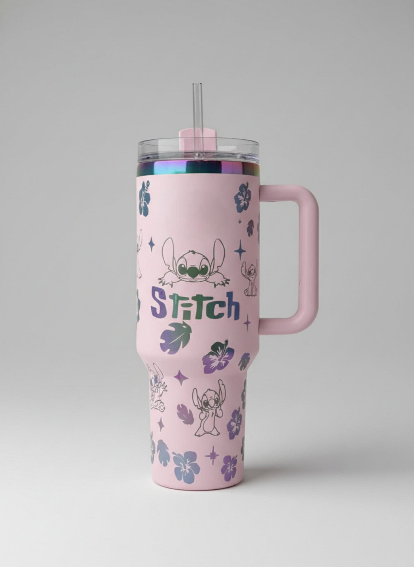 ✨40oz Stainless Steel Tumbler with Handle - Insulated Travel Cup
