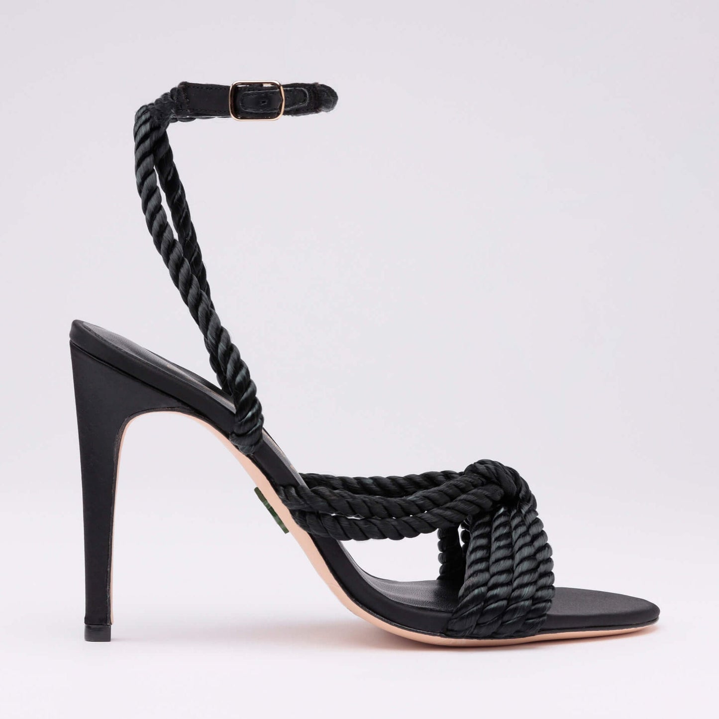 ✨Michaela V Selene Black Satin Heels🎀
