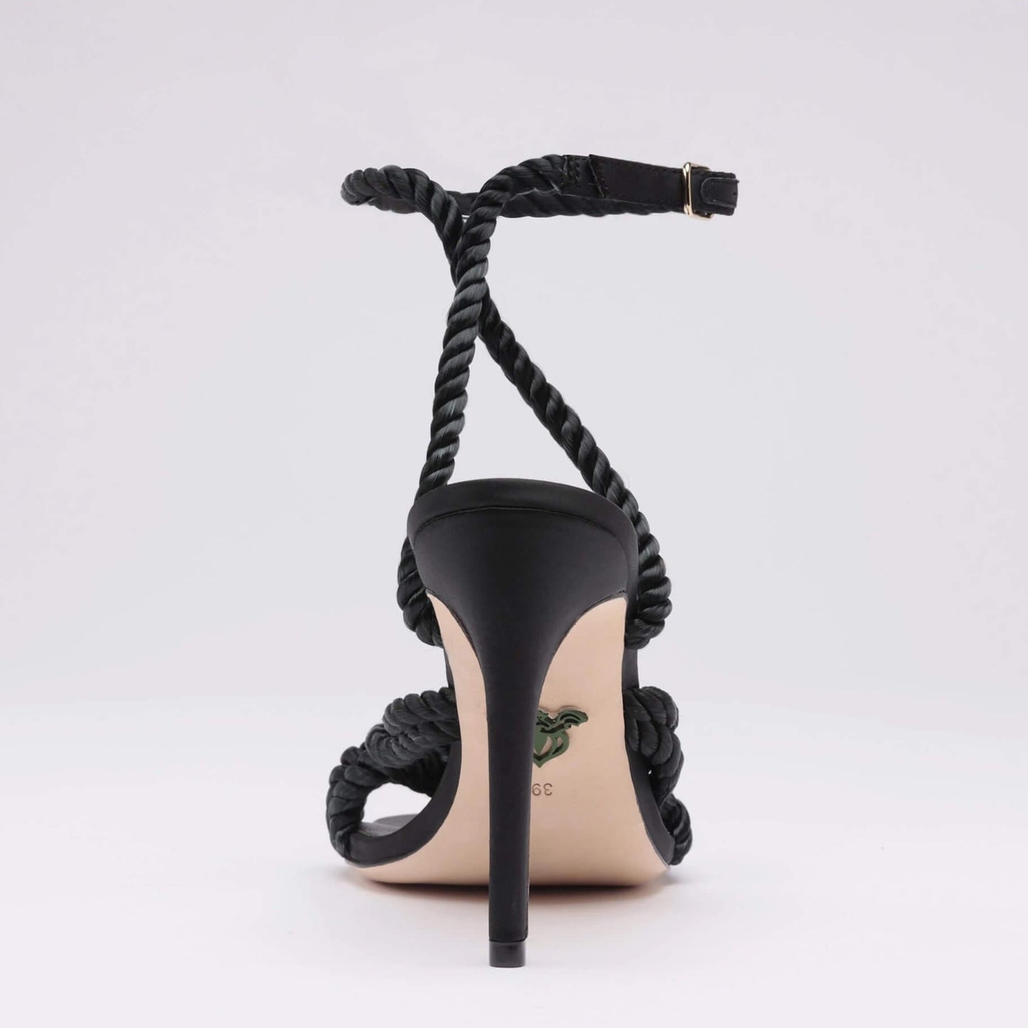 ✨Michaela V Selene Black Satin Heels🎀