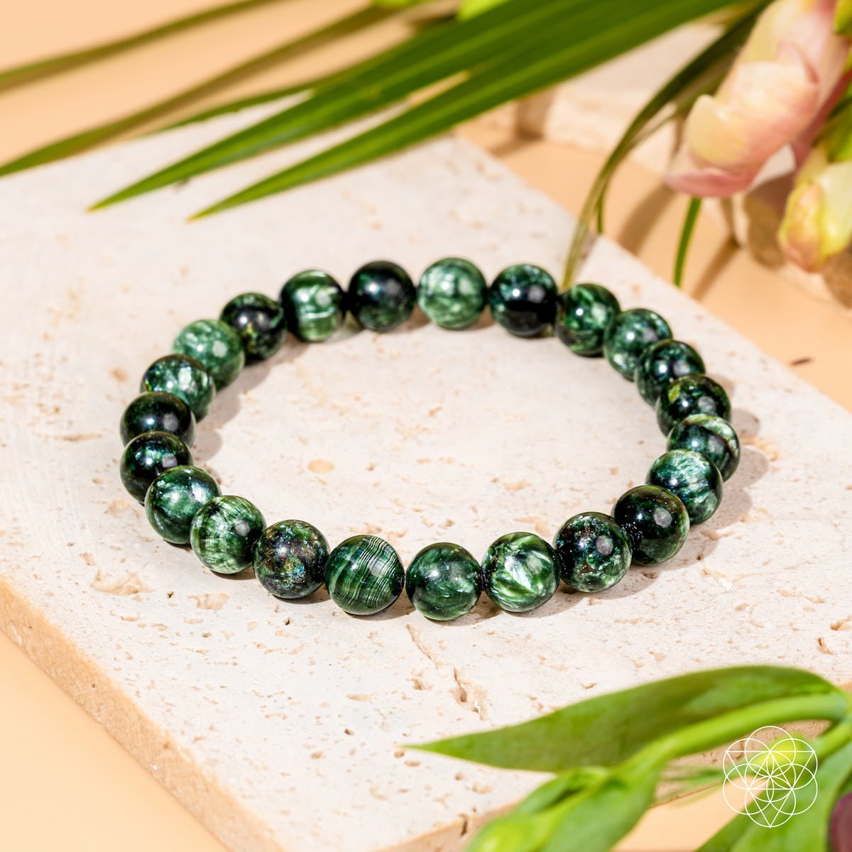 ✨Angel Energy – Rare Seraphinite Bracelet of Transformation🛍️