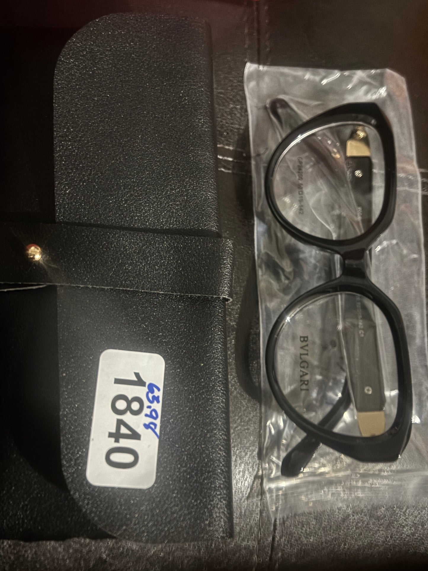 Bold Square Frame Gold Serpent Temple Eyeglasses 🖤🐍 #1840