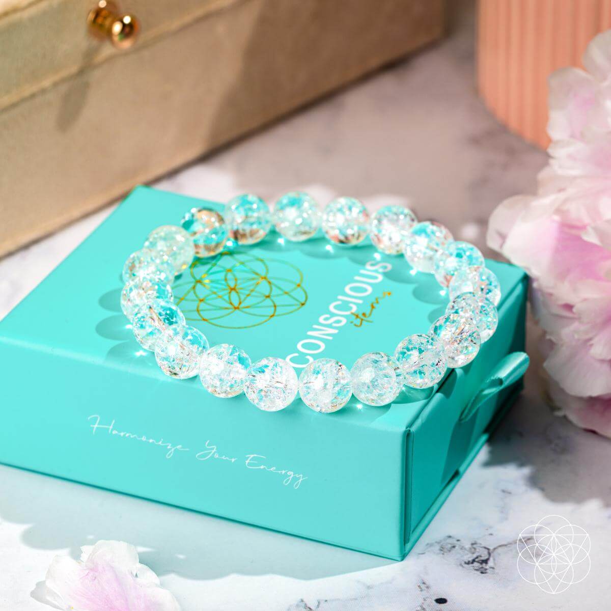 ✨Emotional Ice Bath – The Ice Quartz Bracelet🛍️