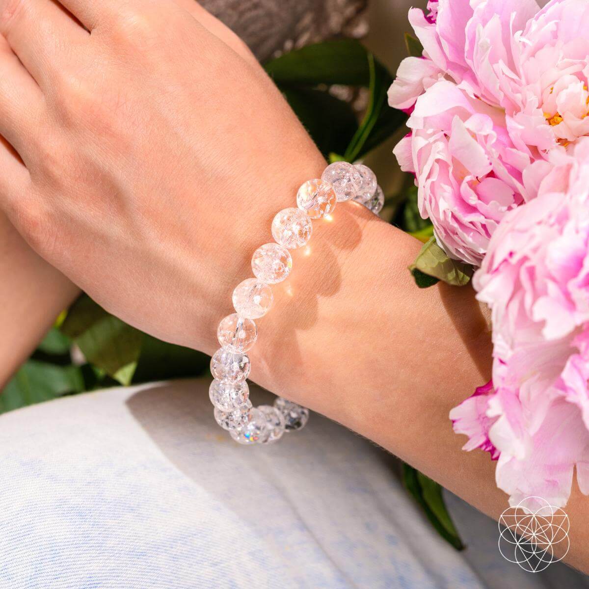 ✨Emotional Ice Bath – The Ice Quartz Bracelet🛍️