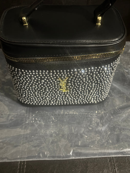 Crystal Rhinestone Vanity Box Bag