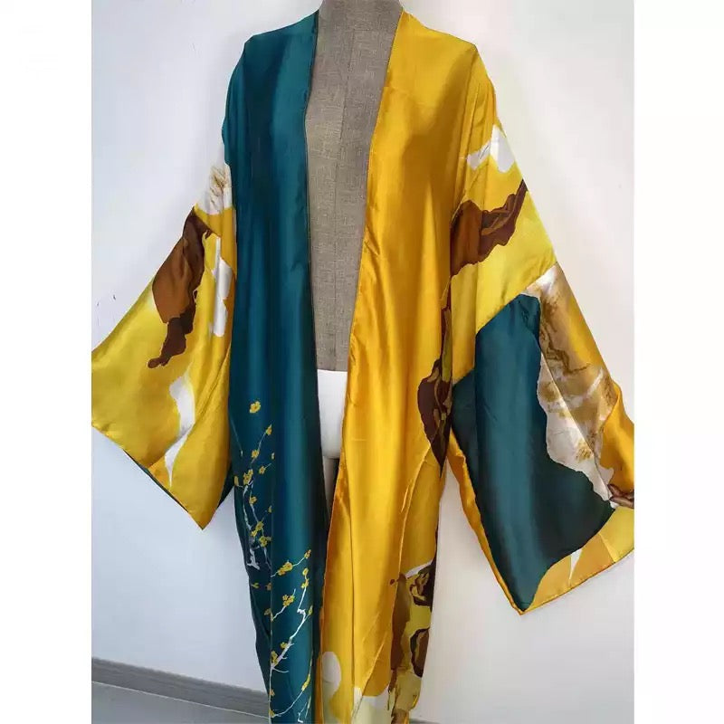 Women's Kimono Robe 🌺✨ All Inclusive Beach Cover Up 🏖️💃