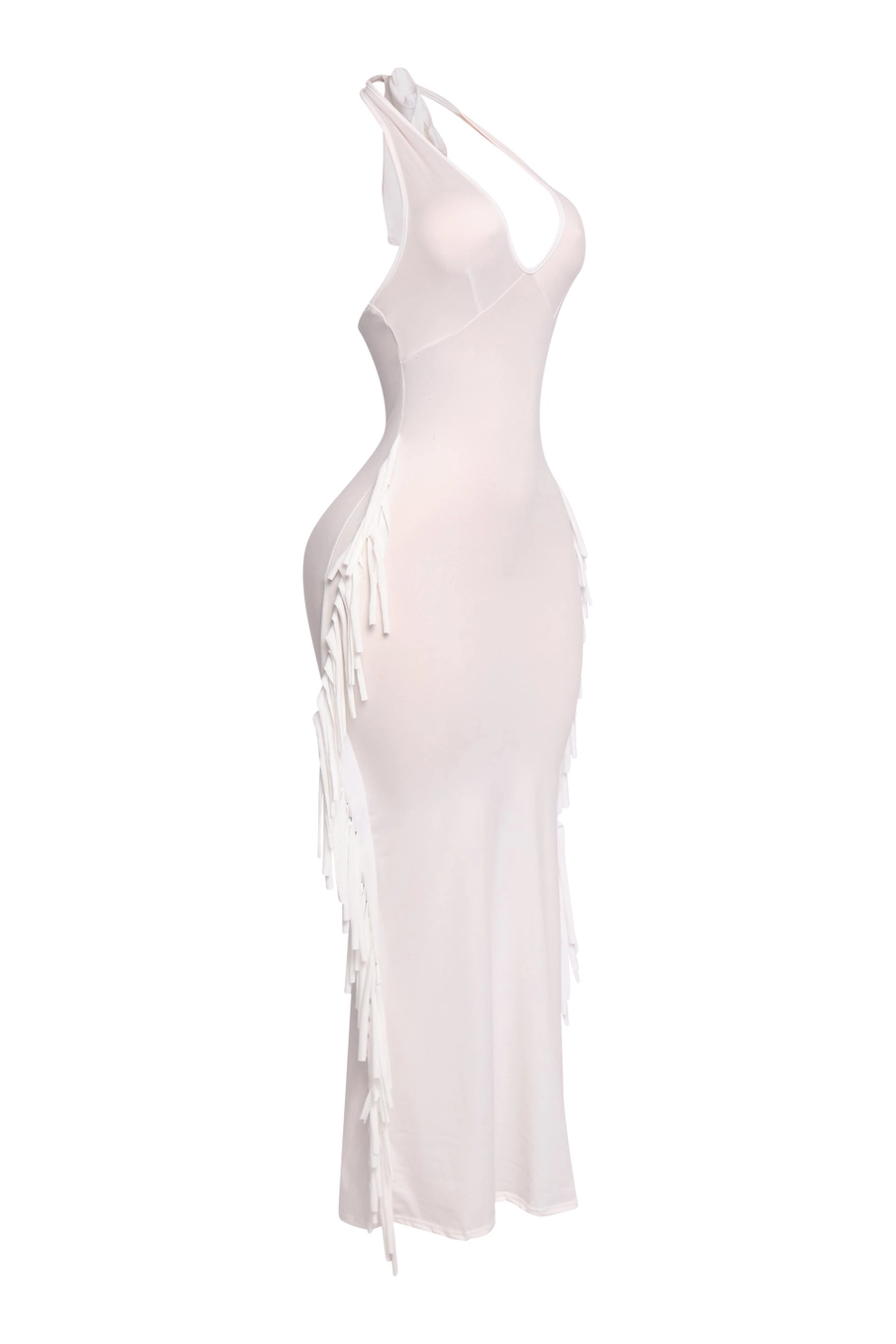 ✨Fringe Detailed Halter Dress✨