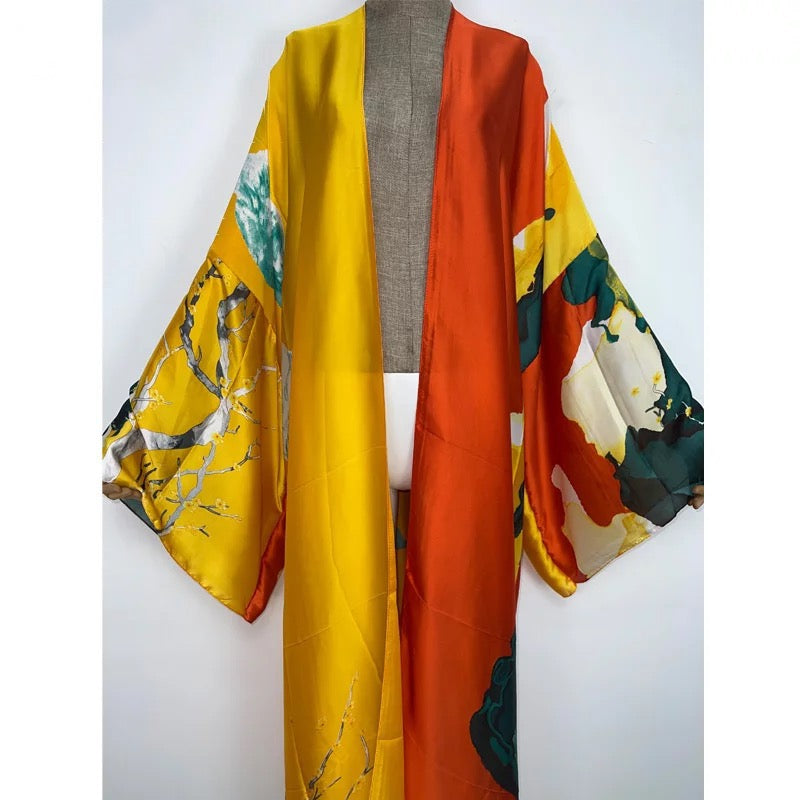 Women's Kimono Robe 🌺✨ All Inclusive Beach Cover Up 🏖️💃