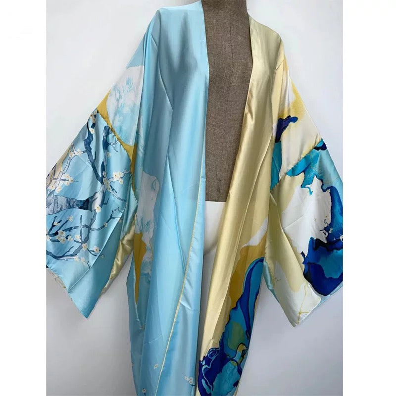 Women's Kimono Robe 🌺✨ All Inclusive Beach Cover Up 🏖️💃