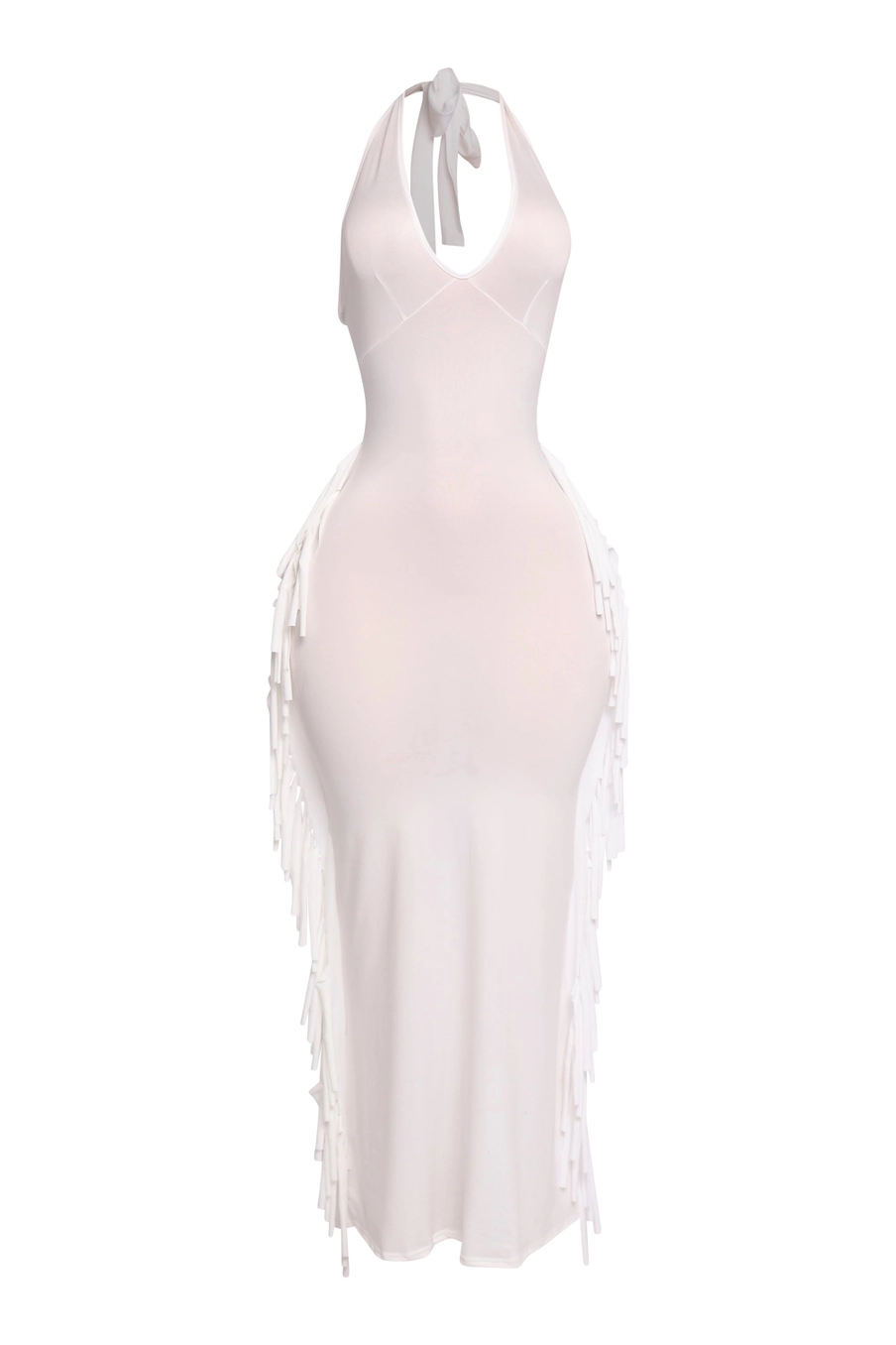 ✨Fringe Detailed Halter Dress✨
