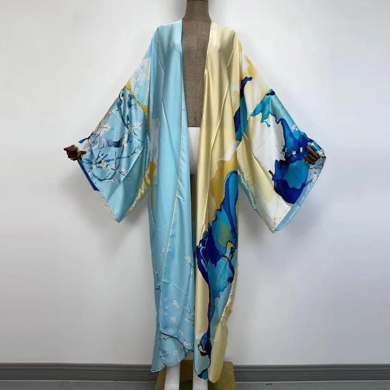 Women's Kimono Robe 🌺✨ All Inclusive Beach Cover Up 🏖️💃