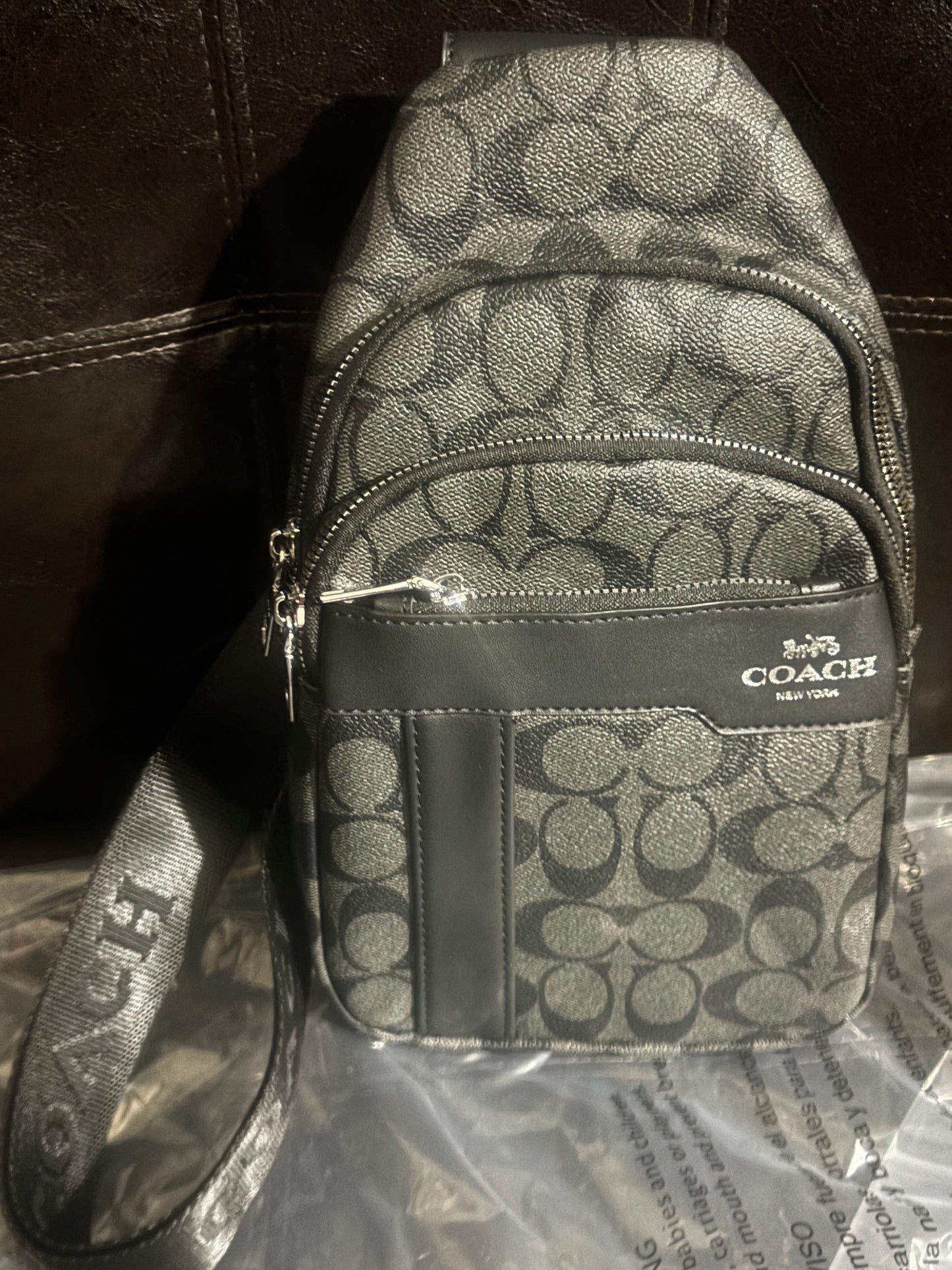 Monogram Signature Sling Bag 🖤✨ #C1521