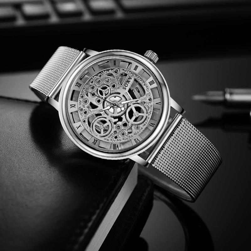 Unisex Luxury Metal Bracelet Watch ⌚✨ Unique Steel Design Elegant Gift | Silver & Gold 🤍🖤