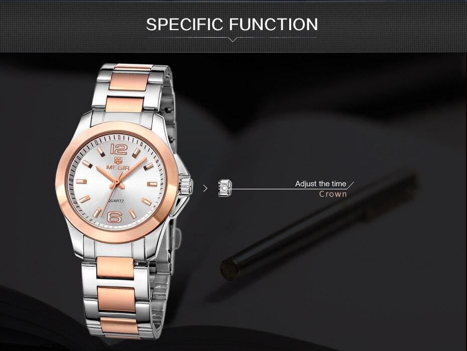 Women's Luxury Elegant Modern Watch ⌚✨ Waterproof Analog Quartz Stainless Steel | Silver, Gold & Rose 🤍🖤