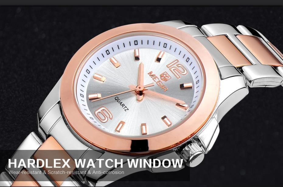 Women's Luxury Elegant Modern Watch ⌚✨ Waterproof Analog Quartz Stainless Steel | Silver, Gold & Rose 🤍🖤