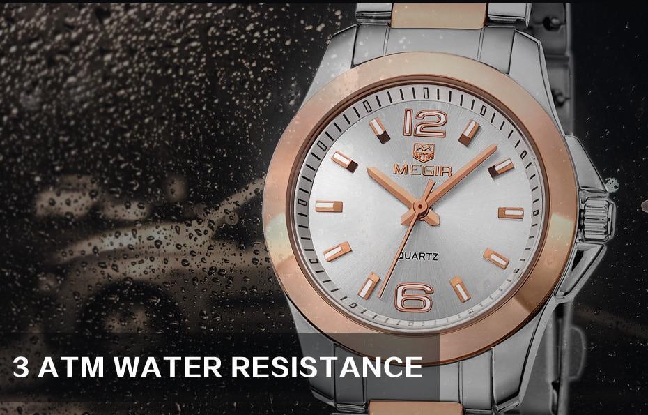 Women's Luxury Elegant Modern Watch ⌚✨ Waterproof Analog Quartz Stainless Steel | Silver, Gold & Rose 🤍🖤
