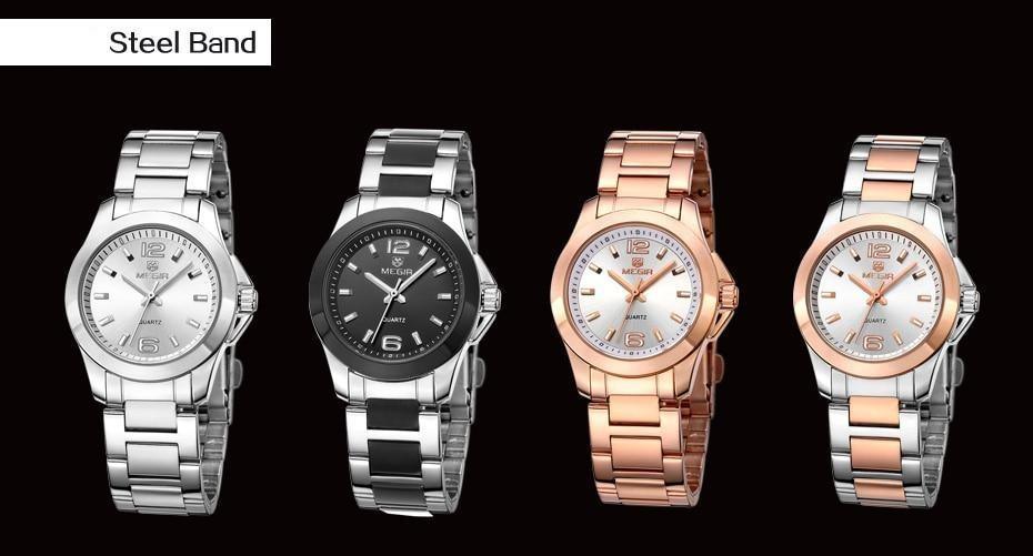 Women's Luxury Elegant Modern Watch ⌚✨ Waterproof Analog Quartz Stainless Steel | Silver, Gold & Rose 🤍🖤