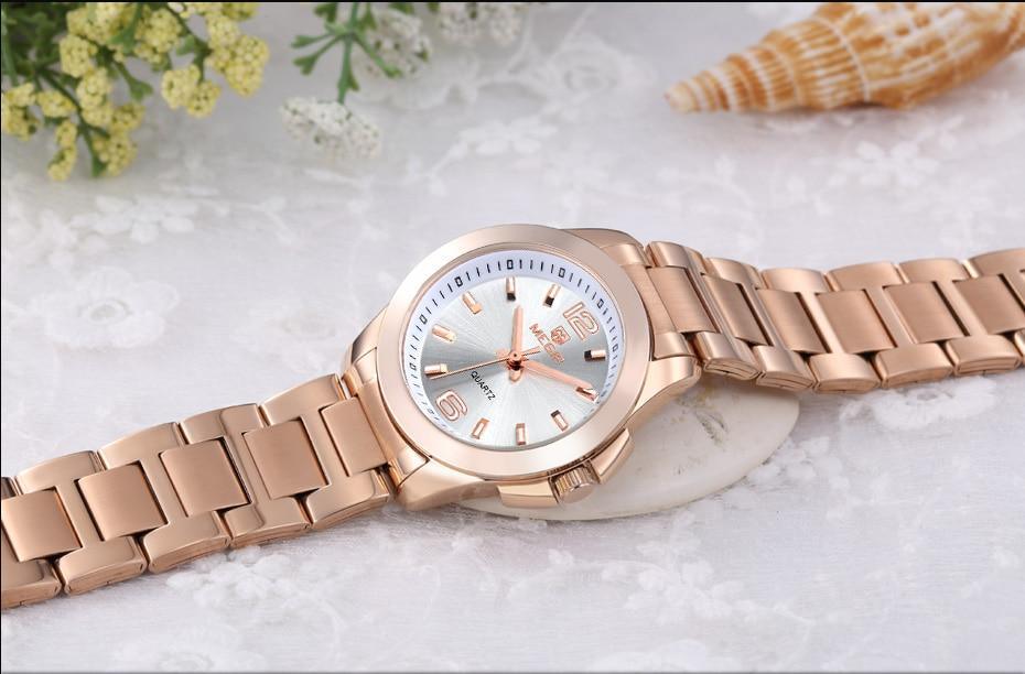 Women's Luxury Elegant Modern Watch ⌚✨ Waterproof Analog Quartz Stainless Steel | Silver, Gold & Rose 🤍🖤