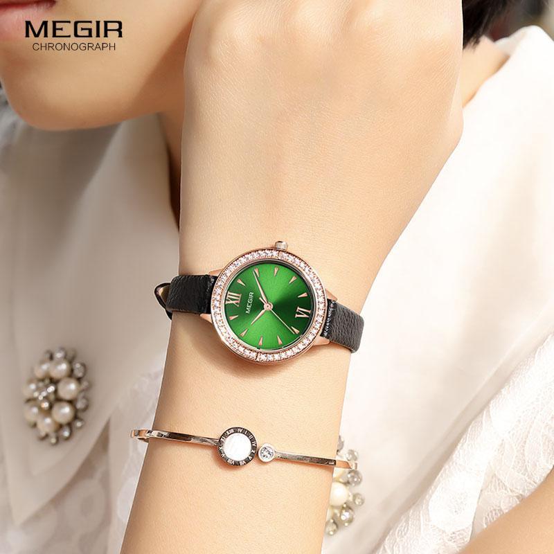 Women's Luxury Classic Business Watch ⌚✨ Quartz Leather Strap Waterproof | Red, Blue & Green ❤️💙💚