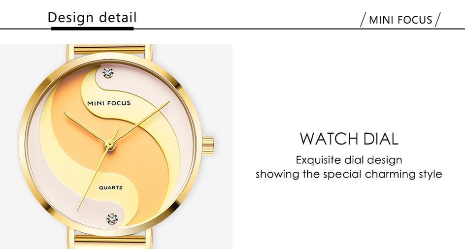 Women's Ultra Thin Rose Gold Watch ⌚✨ Analog Quartz Waterproof Elegant Round | 5 Colors 🌹🖤💙