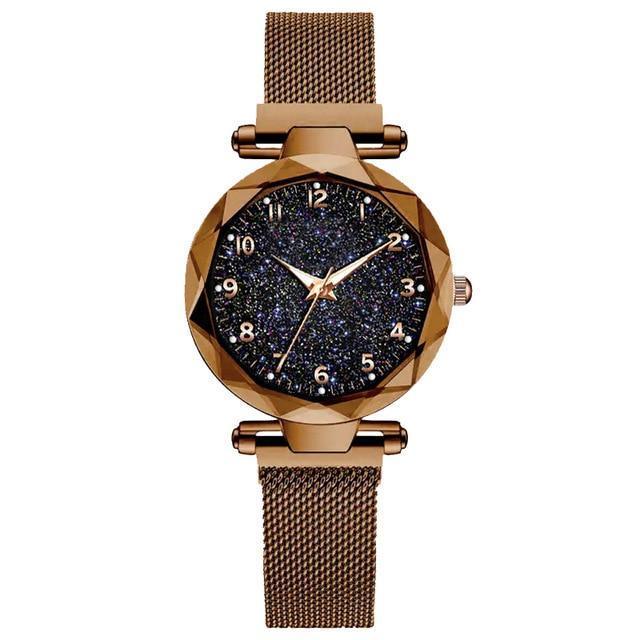 Women's Luxury Starry Sky Magnetic Watch ⌚✨ Simple Quartz Wristwatch | 6 Colors 💜💙❤️