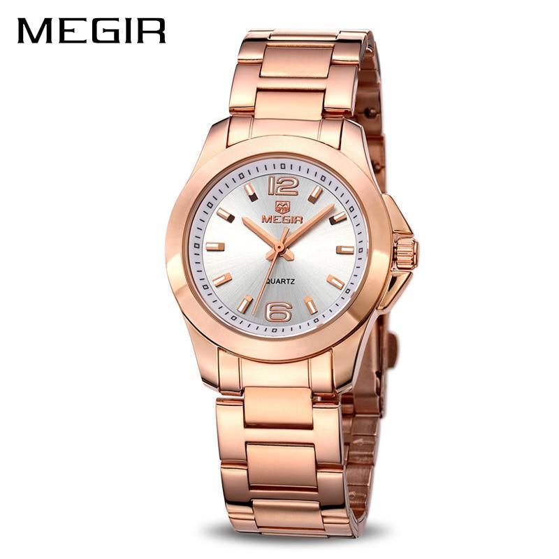 Women's Luxury Elegant Modern Watch ⌚✨ Waterproof Analog Quartz Stainless Steel | Silver, Gold & Rose 🤍🖤