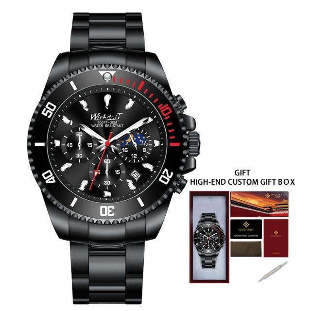 Men's Luxury Elegant Watch ⌚✨ Waterproof Scratch-Resistant Stainless Steel | 5 Colors 🖤💚🤍
