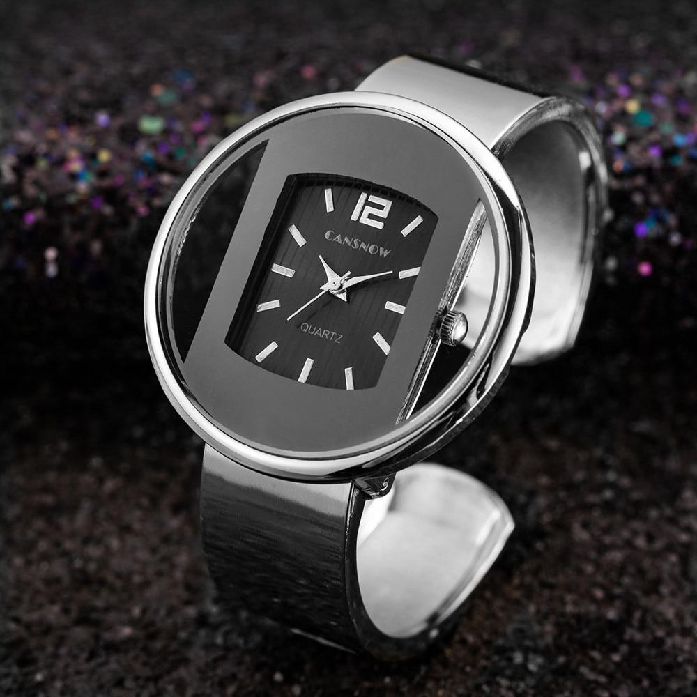 Women's Luxury Seashell Dial Bracelet Watch ⌚✨ Quartz Stainless Steel Stone Bezel | 8 Colors 🪨🖤🤍